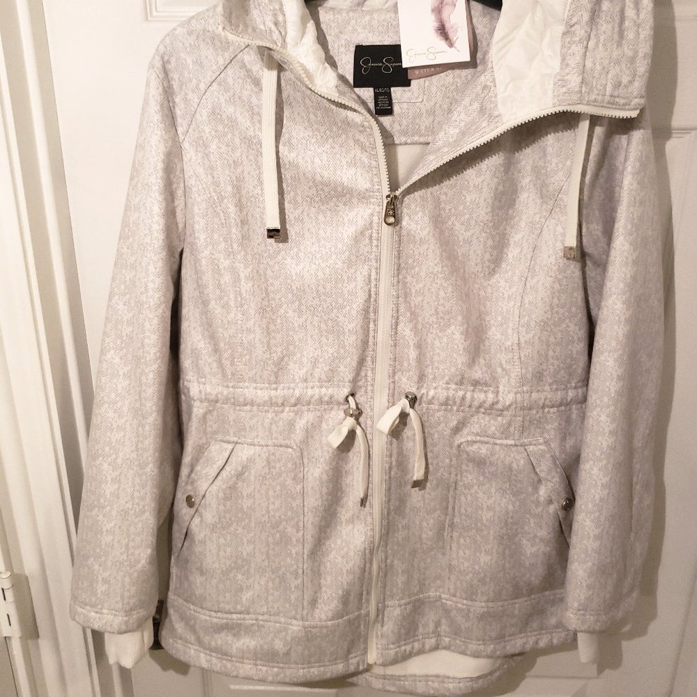 Jessica Simpson Cream and Grey XL Jacket